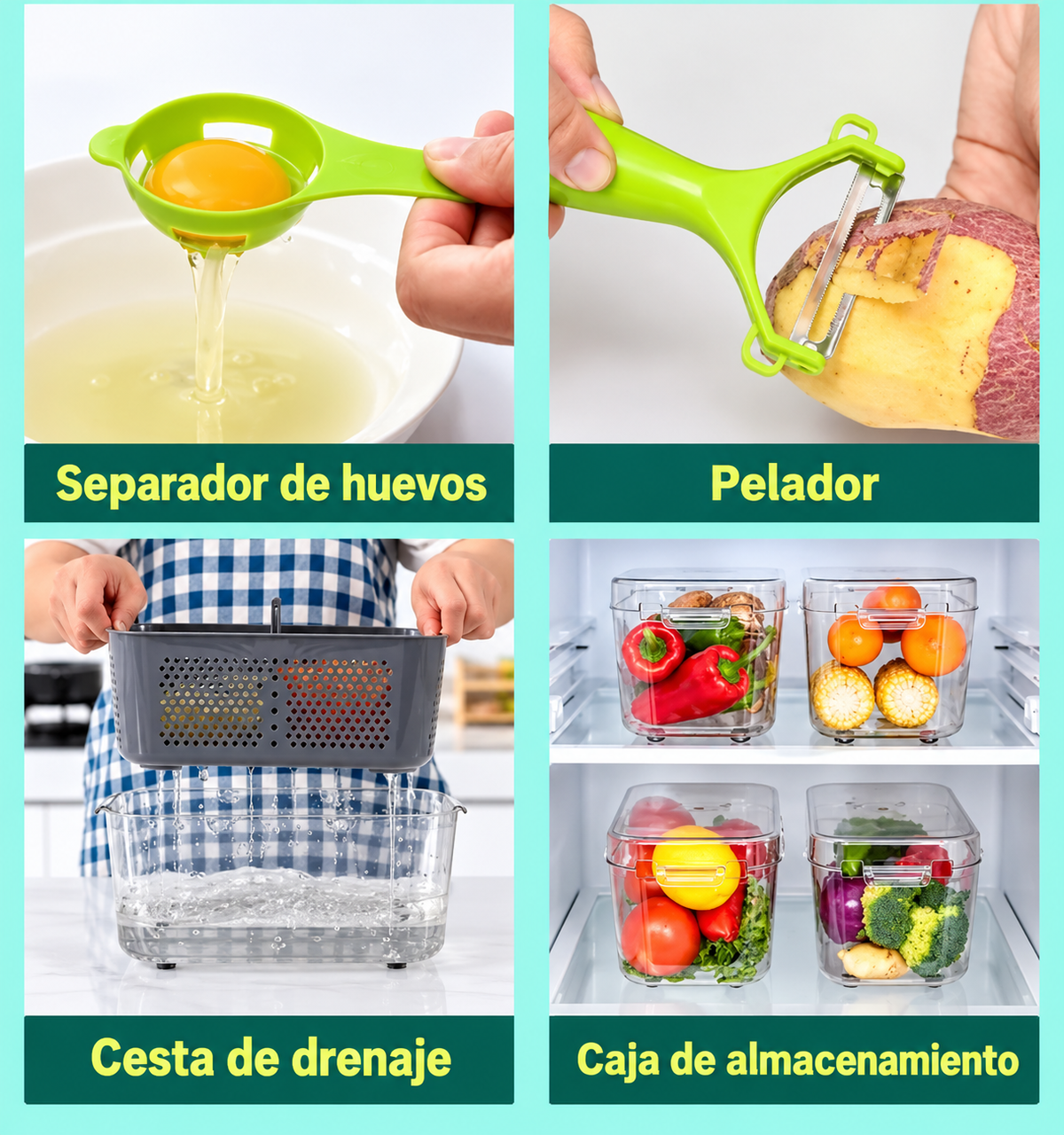Picador De Verduras Y Frutas Multifuncuinal