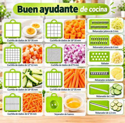 Picador De Verduras Y Frutas Multifuncuinal