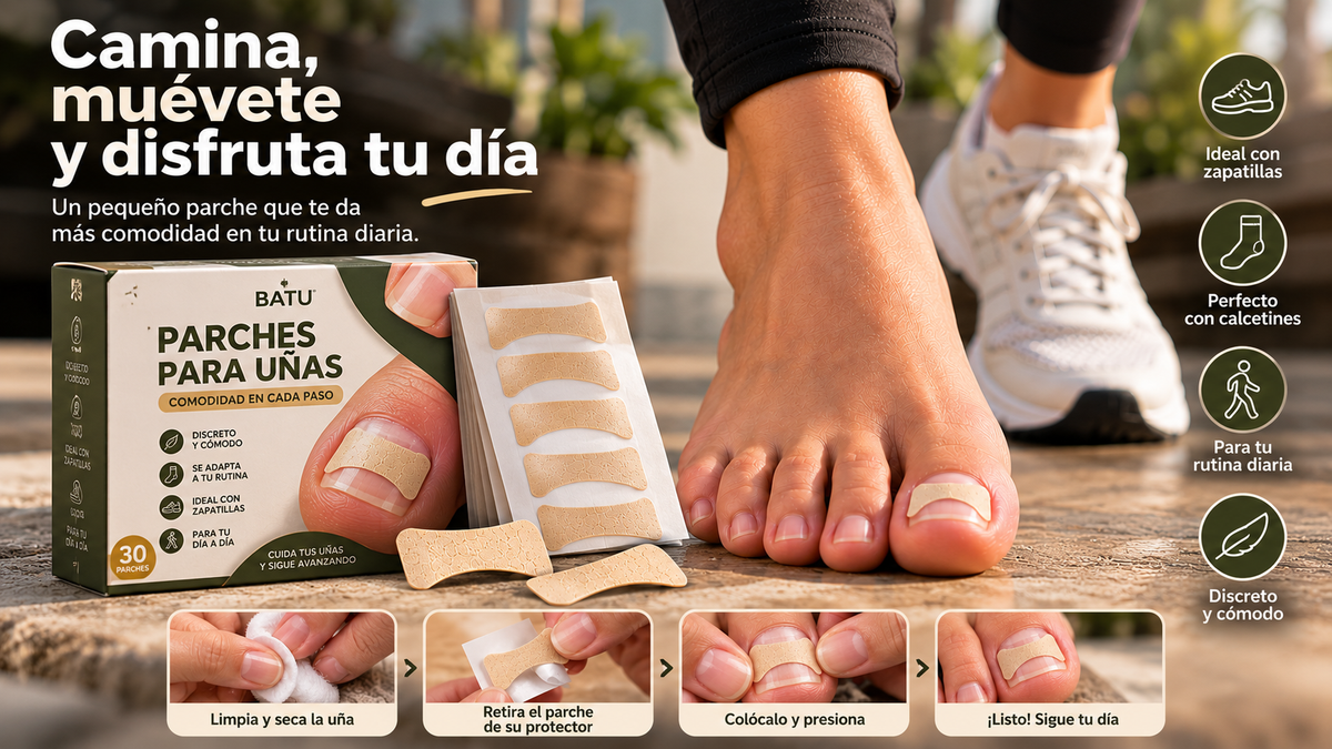 30 Parches Para Uñas Encarnadas