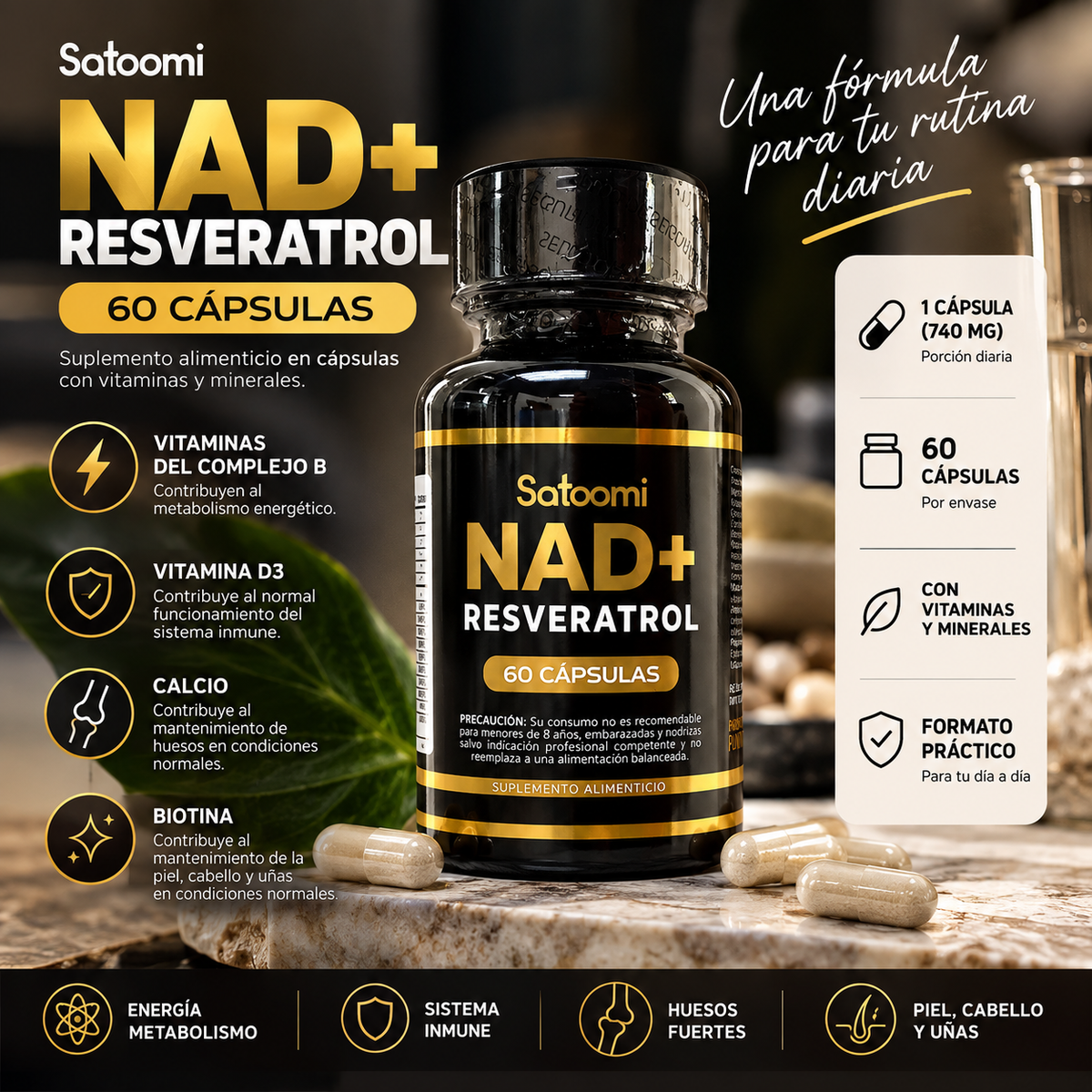 Resveratol Nad Satoomi X60 Cap